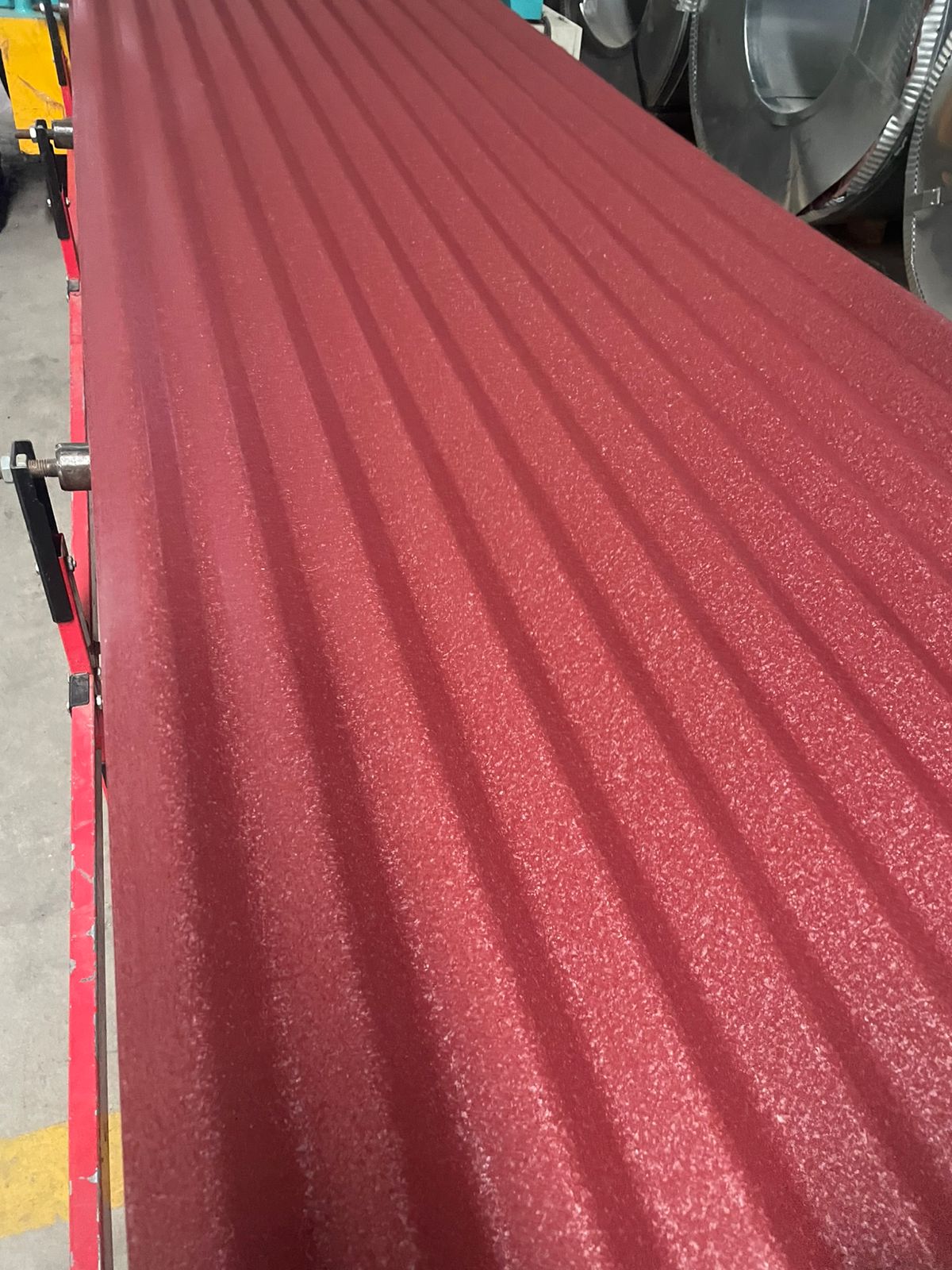 Corrugated profile mabati color coated Gauge 28 Gauge 30 matte finished